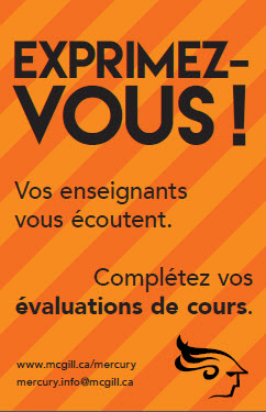 Orange promotional poster:  "Exprimez-Vous!"  (french)