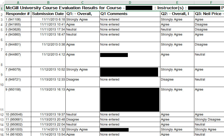 Sample Excel Text format results