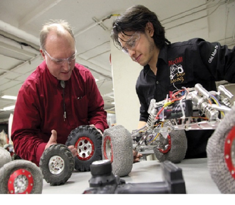 Researchers developing wheels for NASA rover