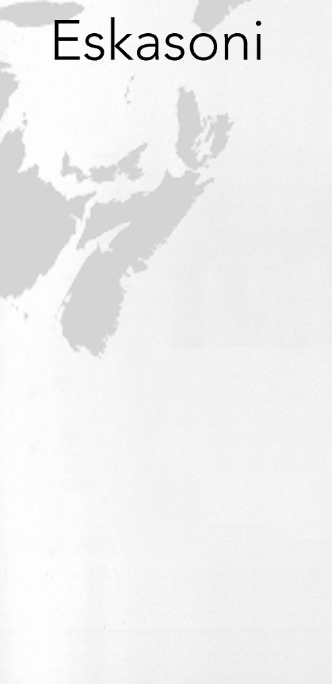 Map of Eskasoni, Cape Breton Island