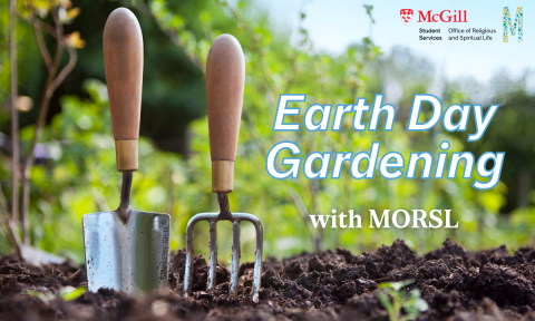 gardening tools, garden space, MORSL logos