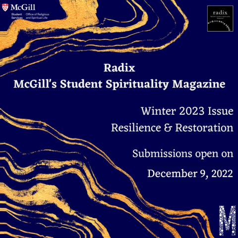Radix submissions Winter 2023 are Open! Theme: Resilience and Restoration