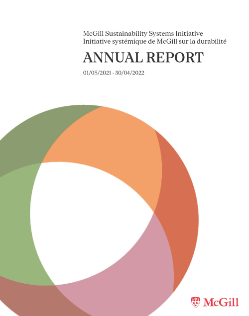 Cover page of the 2021-2022 annual report showing the MSSI logo on a white background.