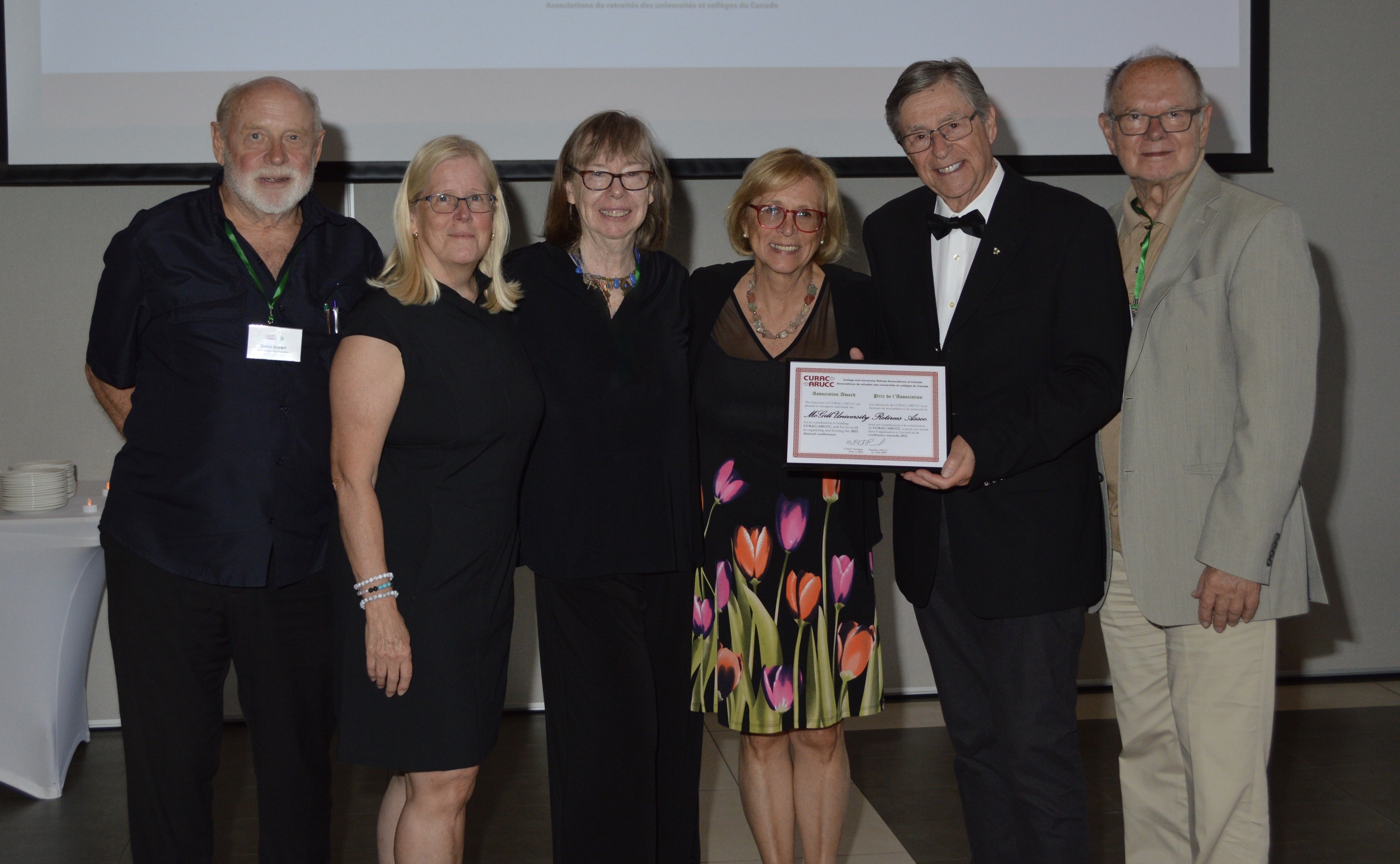 MURA members receiving the Association Award