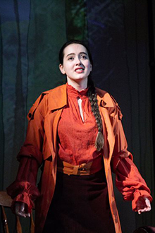 Photo of Ariadne Lih during an opera performance