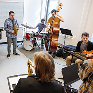 musical ensemble in practice