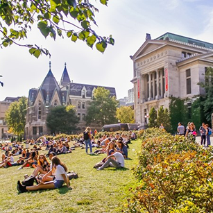 McGill campus lawn