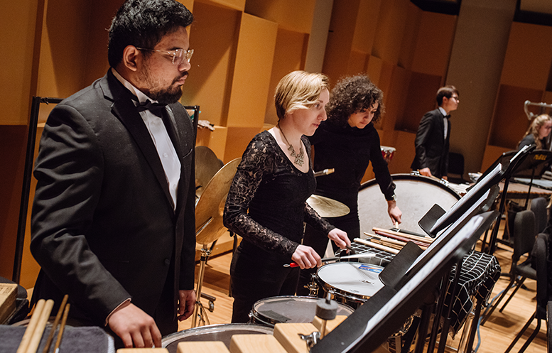 Percussionists in concert