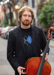 Joshua Morris with cello