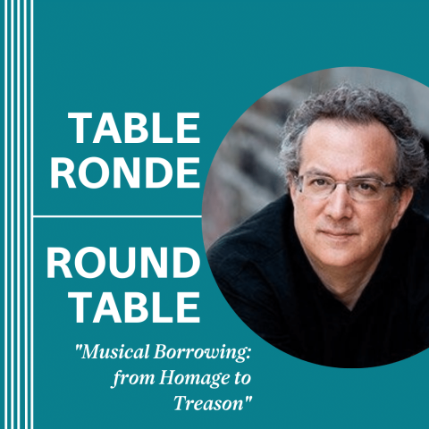 White text on teal background, with photo of Uri Caine