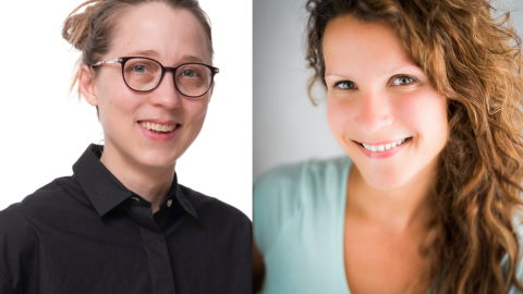 Headshots of Lindsay Roberts and Anna Peterson
