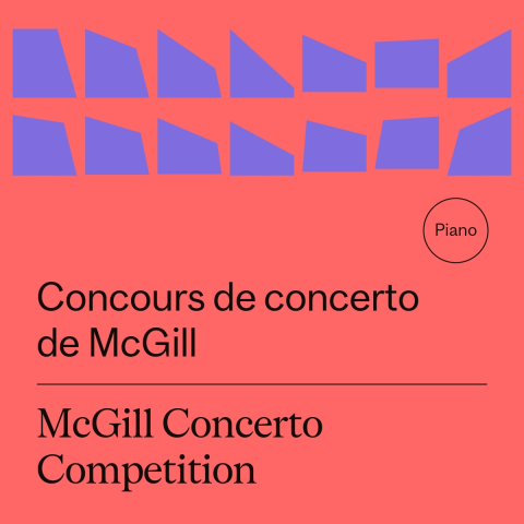 McGill Concerto Competition Piano Poster