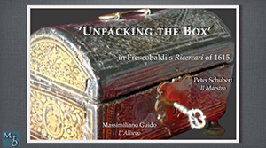 Peter Schubert and Massimiliano Guido present "Unpacking the box" 