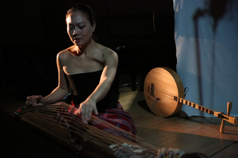 Multi-instrumentalist Jen Shyu.