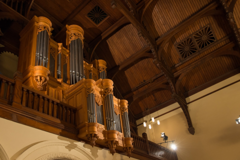 L'orgue de la Salle Redpath; Crédit: Peter Matulina