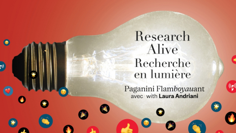 Research Alive Paganini Flamboyauant: The gut feeling with Laura Andriani