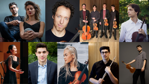 Collage of photos of people featured in the Wrap-Up