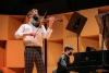 Sam Parrini playing violin and Felix Hong playing piano
