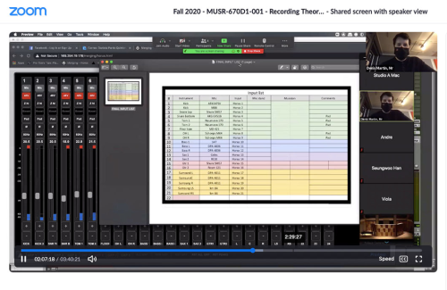 Photo of Denis Martin musr Zoom class