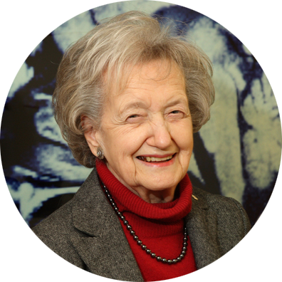 Headshot of Brenda Milner with circle cropping