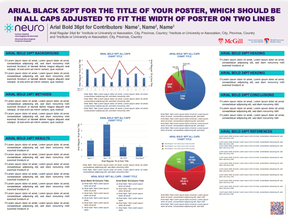 Example of scientific poster session