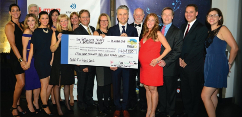 La première édition d’UNE BRILLANTE SOIRÉE, en 2015 au Planetarium Rio Tinto Alcan, a permis de recueillir la somme totale nette de 690 000 $ au profit de la recherche sur les tumeurs au cerveau.
