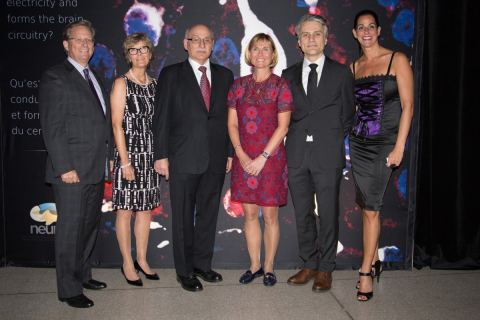 Organizing committee members Ivan Boulva, Lorena Cook, Peter Lombardi, Madeleine Paquin, Dr. Kevin Petrecca, and Wendy Sculnick 