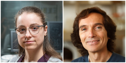Justine Clery and Stefano Stifani Justine Clery and Stefano Stifani