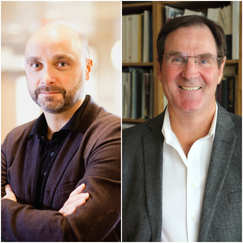 Sylvain Baillet (gauche) et Alan Evans (droit) sont deux bénéficiaires des subventions annoncées par le gouvernement du Canada et la Fondation Brain Canada.