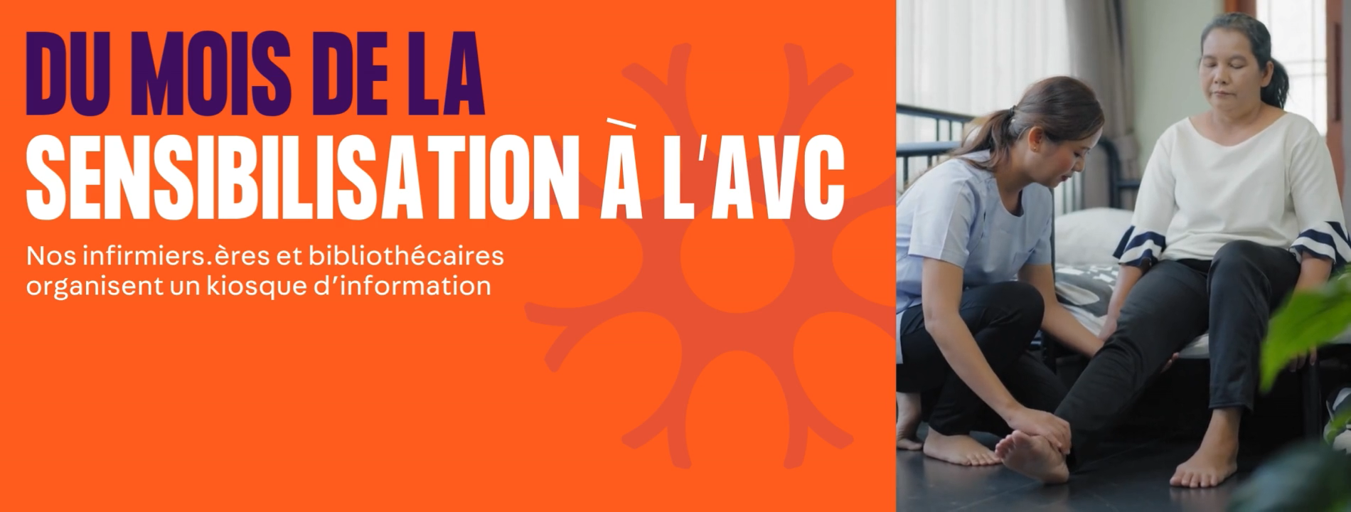 Kiosque d’information pour Mois de sensibilisation à l’AVC