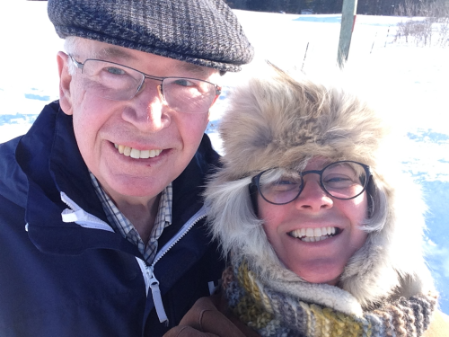 Heidi McBride and her father