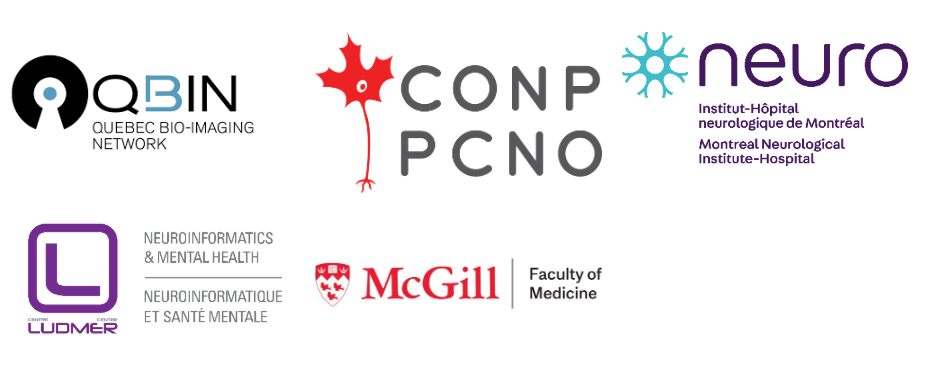 Sponsors for this OHBM 2020 satellite symposium include QBIN, COPN, The Neuro, Ludmer Neuroinformatics & Mental Health, and McGill's Faculty of Medicine