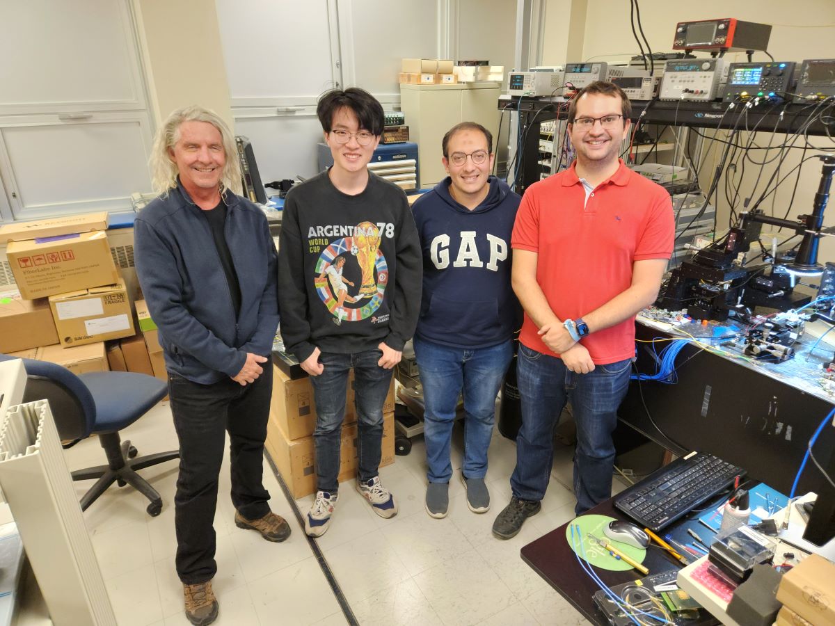 McGill Professor and Canada Research Chair David V. Plant and his team.
