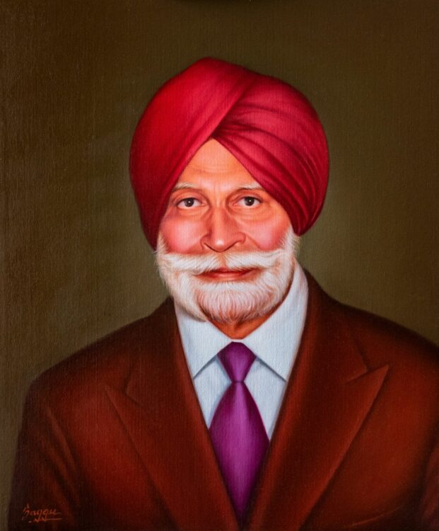 Portrait de Chanan Singh Saini