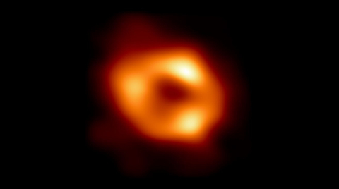 First image of the black hole at the centre of the Milky Way. Credit: EHT Collaboration