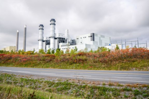 Gas-fired electric power plant