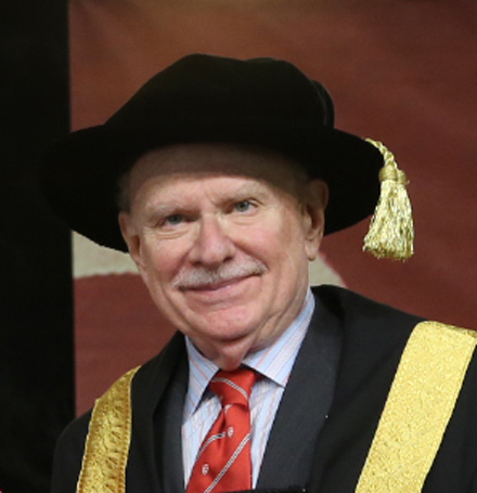 McGill Chancellor Arnold Steinberg at a Spring 2013 Convocation ceremony. 