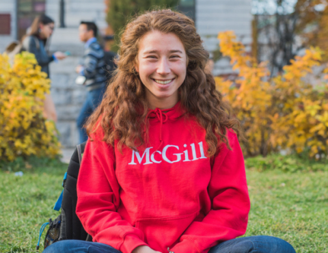 mcgill student in downtown campus