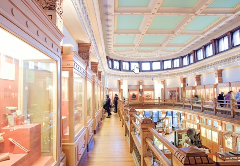 Interior view of the Redpath Museum