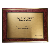 Birks Donation Plaque