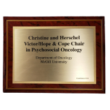 Herchel Donation Plaque
