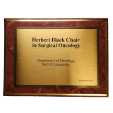Herbert Black  Donation Plaque