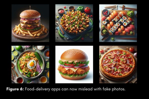 AI photos of food
