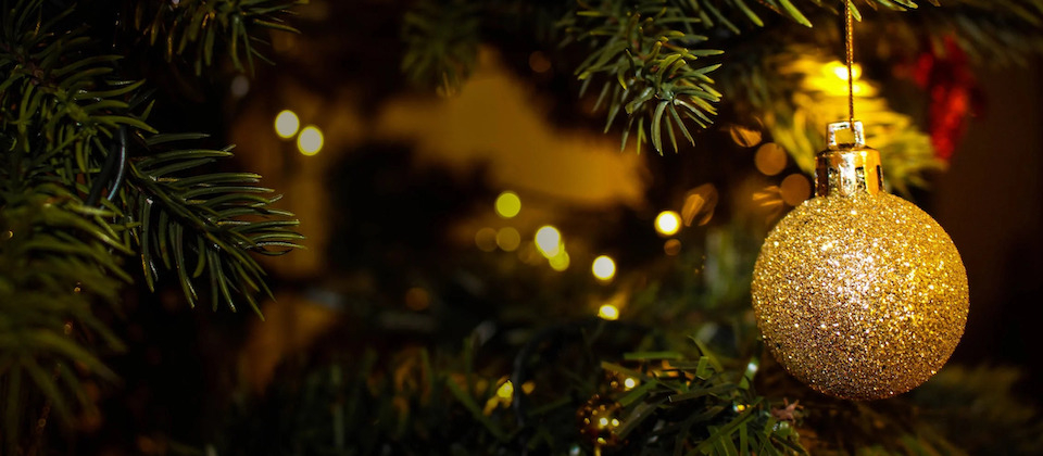Gold Christmas Bauble
