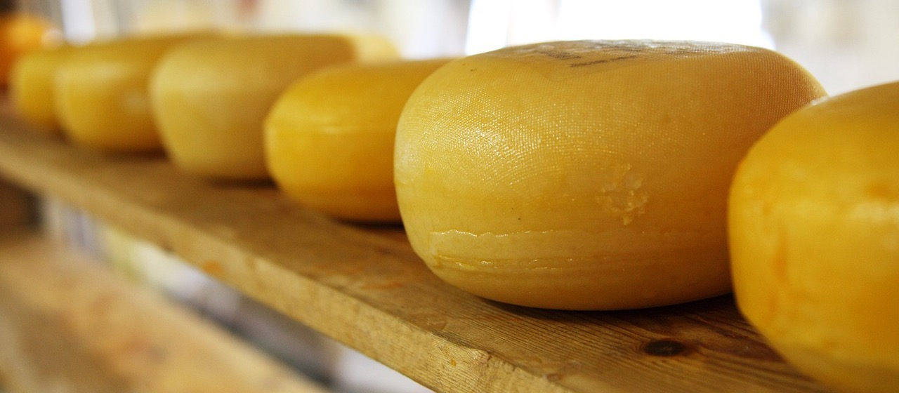 wheels of cheese