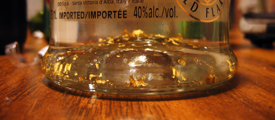 Gold Flakes Alcoholic Drink