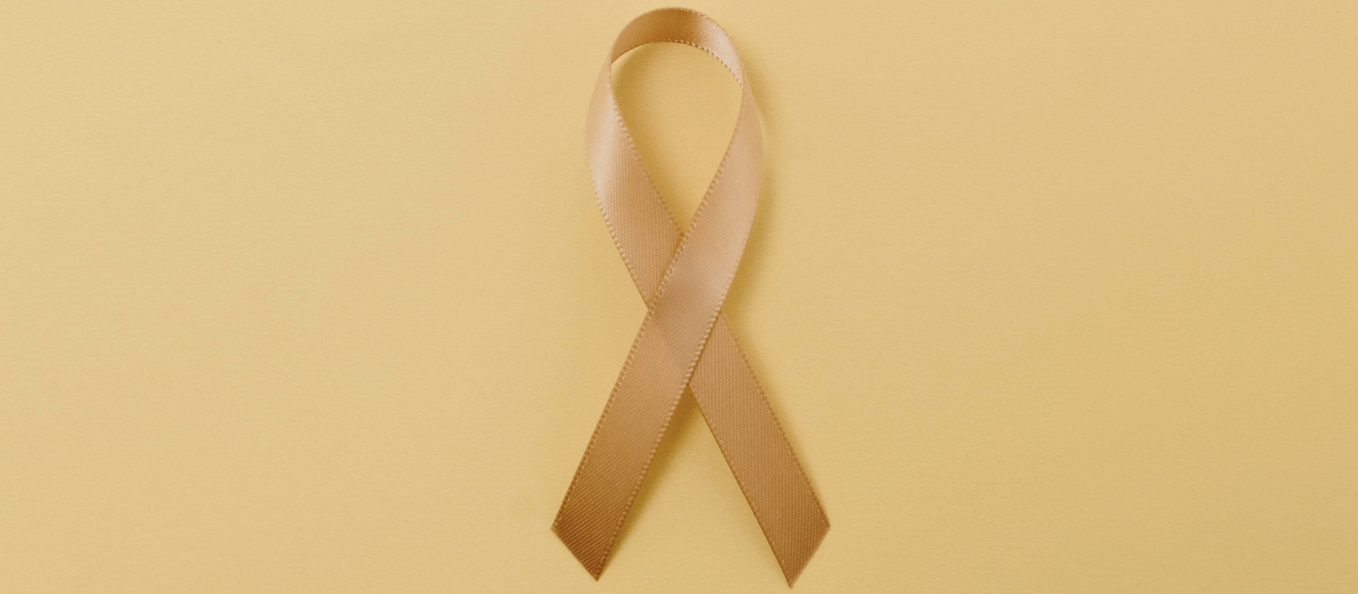 Gold ribbon for childhood cancer awareness