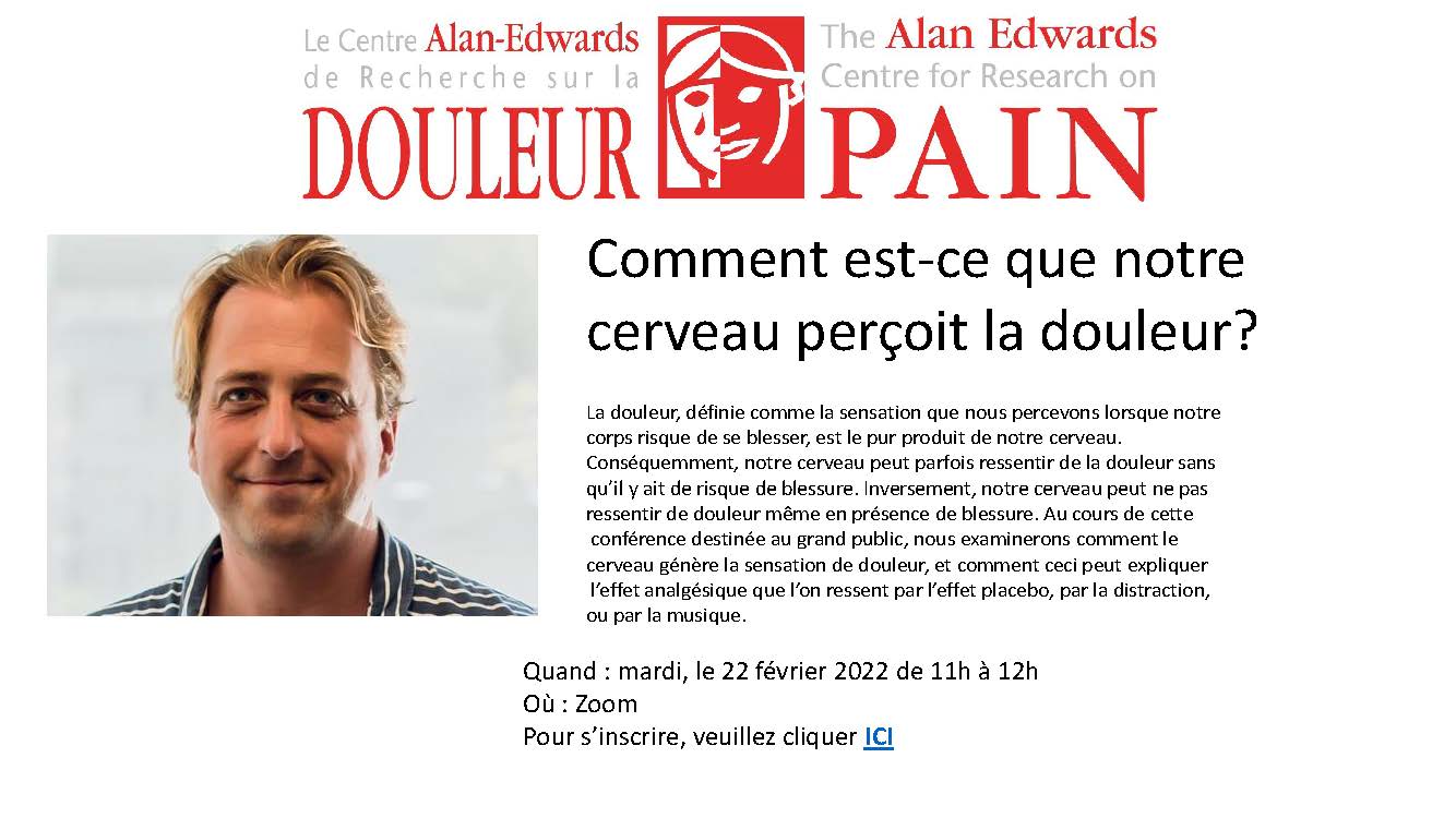 Posterdescribing a public talk by Mathieu Roy