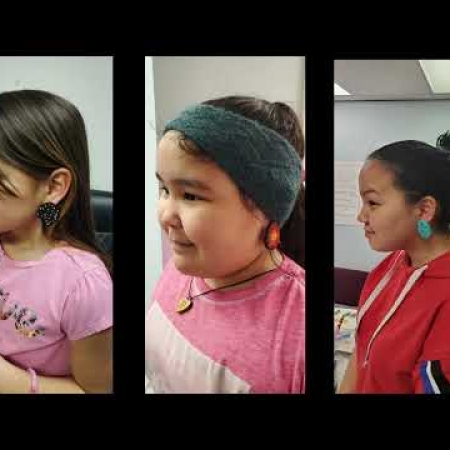 Girls Expressing Themselves Through Art Program