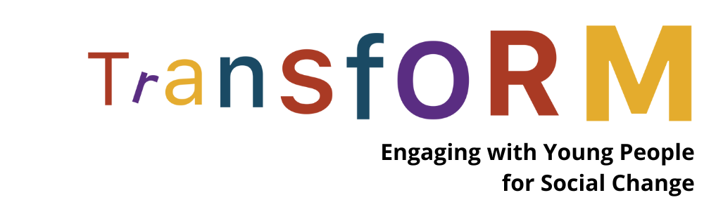 TRANSFORM: Engaging with young people for social change logo
